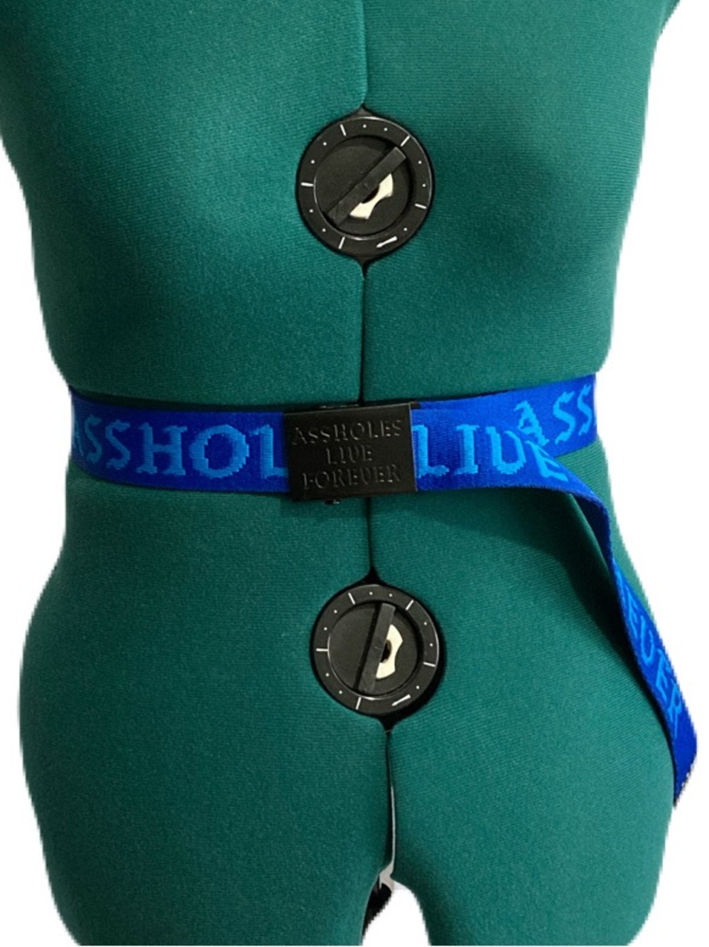 Linda Finegold ALF Ratchet Buckle Webbed Belt